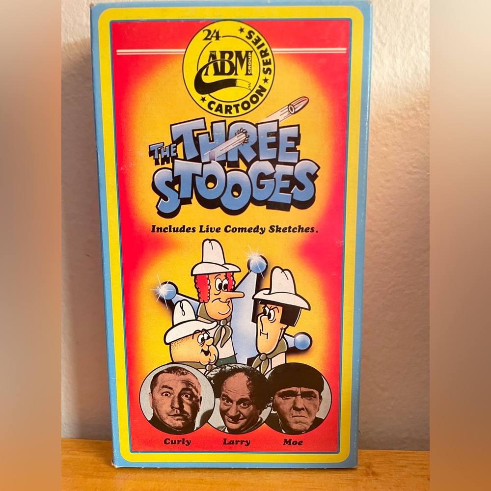 📼 Vintage The Three Stooges Cartoon Series ABM VHS 📼